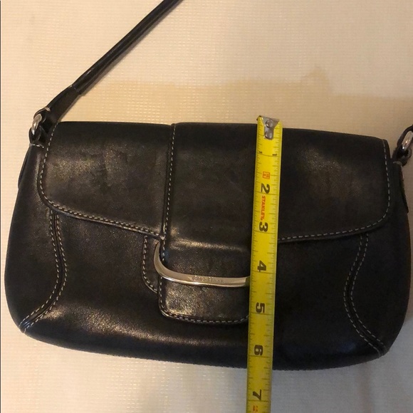 EUC Black Cole Haan small, leather hobo bag - Picture 8 of 8